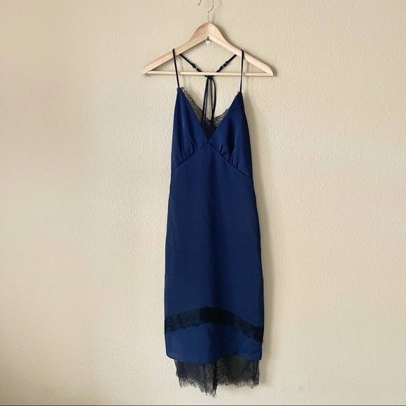 NEW Adelyn Rae lace trim strapped back dress - Picture 1 of 4